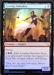 Leering Onlooker #91 Murder at Karlov Manor Foil Uncommon *Buy 2 Get 1 - Picture 1 of 3