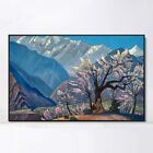 Framed Canvas Giclee Print Krishna Spring in Kulu by Nicholas Roerich 24"x32"