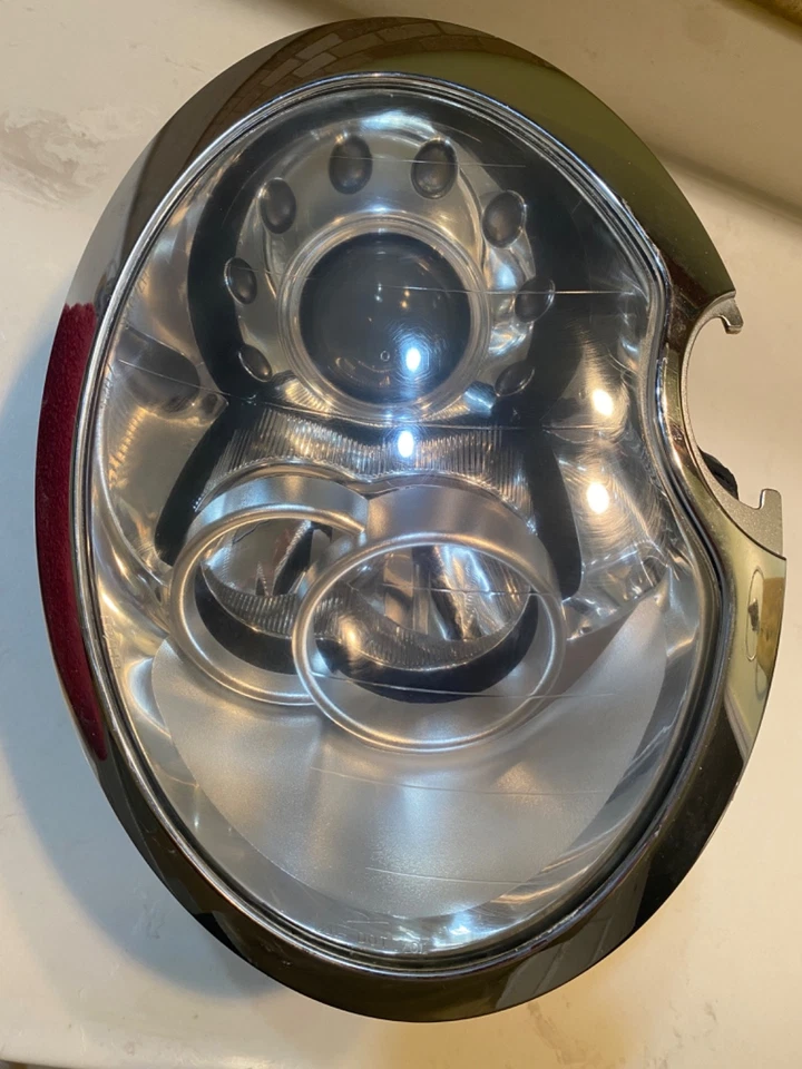 2005 2006 2007 2008 MINI COOPER S PASSENGER RIGHT HID XENON HEADLIGHT ASSEMBLY - Image 1 of 4