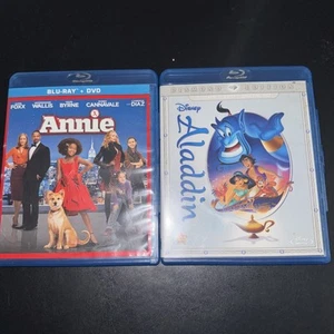 ALADDIN DIAMOND EDITION (BLURAY/DVD 2 DISC SET) Annie Bundle - Imagen 1 de 2