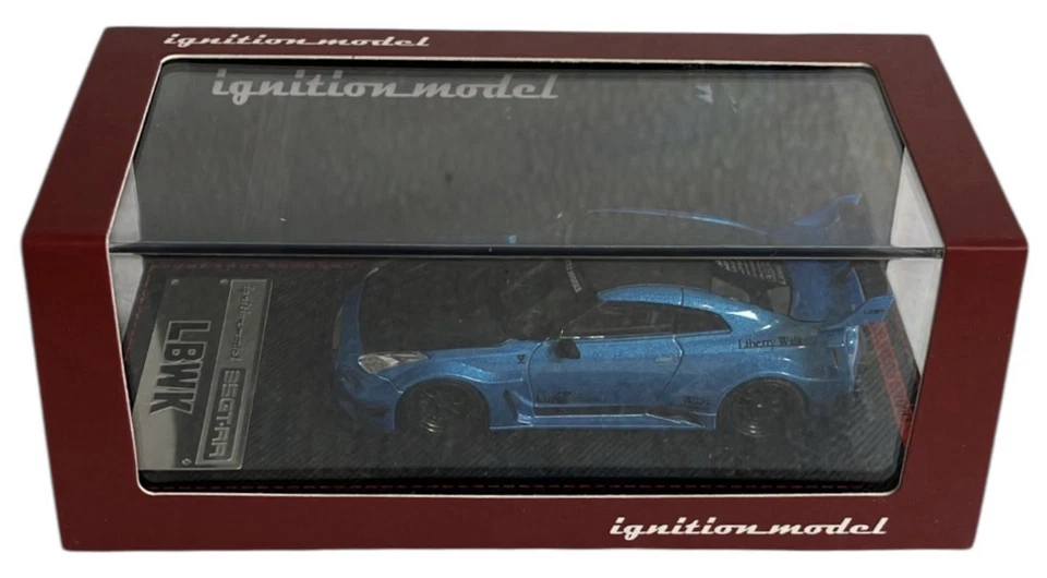 Encendido 1/64 Nissan LB-Silhouette FUNCIONA GT Nissan 35GT-RR Azul Metálico IG2385 Foto 1 de 2