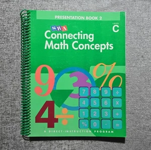 SRA Connecting Math Concepts LEVEL C BOOK 2 Presentation Teacher Guide - Foto 1 di 2