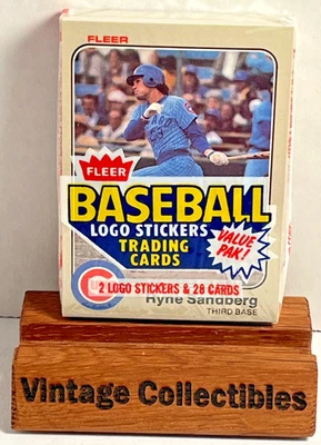 Paquete de violonchelo Fleer 1983 Ryne Sandberg novato en la parte superior como nuevo Foto 1 de 2