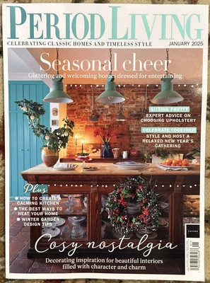 PERIOD LIVING MAGAZINE January 2025 ISSUE 416 Cosy Nostalgia - Image 1 of 2