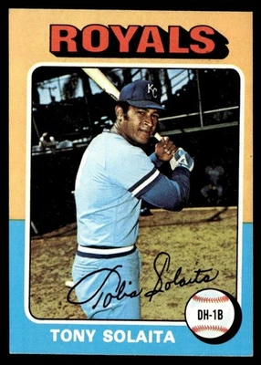 1975 Topps Mini Tony Solaita --- RC Kansas City Royals #389 - Image 1 of 2