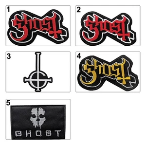 Ghost Patches, Ghost Bügelbild Stickband Patches, Ghost Band Logo Patch - Bild 1 von 11