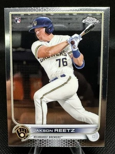 Jackson Reetz 2022 Topps Cromo Béisbol RC Milwaukee Brewers - Imagen 1 de 2