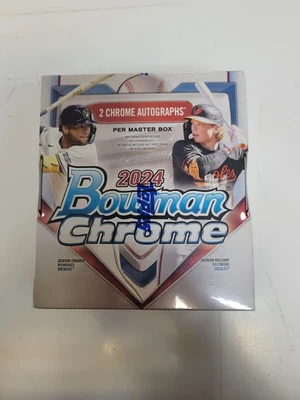 2024 Bowman Chrome Baseball Hobby Box Sealed. 2 Autos. Sealed - last one