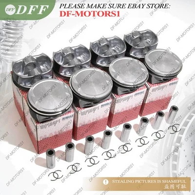 8x Kit Pistones y Anillos STD Φ102 Para Mercedes-Benz W204 W211 ML63 CL63 M156 6.3L Foto 1 de 4