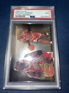 1993 Michael Jordan Fleer Living Legends Foil #4 PSA 9 Mint - Bild 1 von 2