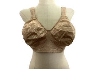 PLAYTEX 18 Hour Ultimate Lift and Support Beige Bra Cushion Straps Sz 44DD* - Picture 1 of 9