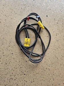 Forklift Battery Extension Cable 2 AWG 10 1/2 FT 600V 175A Gray or Yellow Ends - Picture 1 of 5