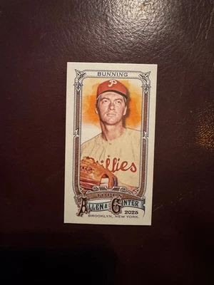 Allen & Ginter Jim Bunning High Number Mini 2025 - Philadelphia Phillies Foto 1 de 2