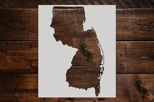 New Jersey State Stencil- Art and Wall Stencil - Picture 1 of 1