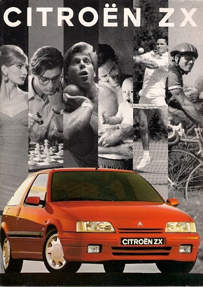 Citroen ZX 1993-1994 UK Market Brochure Reflex Avantage Aura Volcane Furio 16v - Image 1 of 1