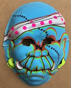 Vintage Piraten Monster Kreatur Bösewicht Halloween Maske Neuwertig Form Kunststoff Stil - Bild 1 von 2
