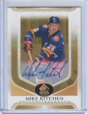2020-21 SP Signature Edition Legends Gold Spectrum Foil AUTO #226 Mike Kitchen