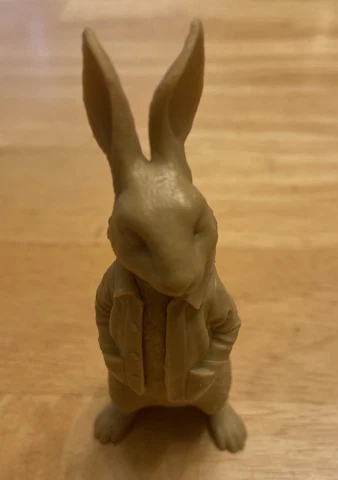 Peter Rabbit Plastic Toy Mini PVC prototype test shot figure Cover
