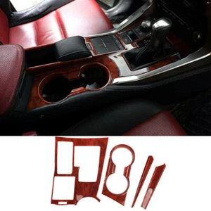 For Lexus NX200T 300h 2015-2021 Peach Wood Grain Gear Shift Panel Trim Covers 4* - Picture 1 of 3