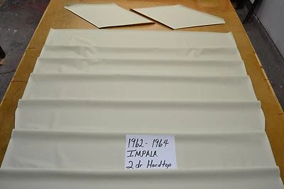 Chevrolet Impala 1962 62 1963 63 1964 64 2 puertas techo rígido techo blanco roto EE. UU. Foto 1 de 2