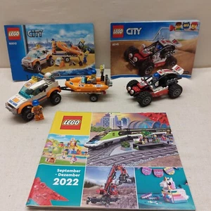 LEGO CITY: Küstenwachenfahrzeug mit Schlauchboot (60012) und Rennwagen - Bild 1 von 5