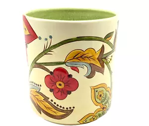 Pier One Imports Steingut Pflanzgefäß Topf Karynthum Muster 7" x 6" - Bild 1 von 8