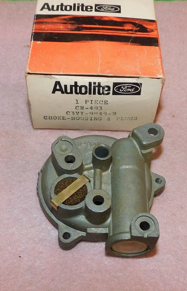 Lincoln Continental 1963 1964 1965 1966 NOS 430 462 4V carcasa obturadora carburador Foto 1 de 4