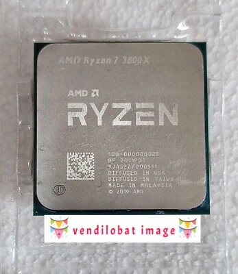 CPU AMD Ryzen 7 3800X - 8 Cores 16 Threads - 4.5 GHz BOOST - Socket AM4 - BOXATO - Immagine 1 di 4
