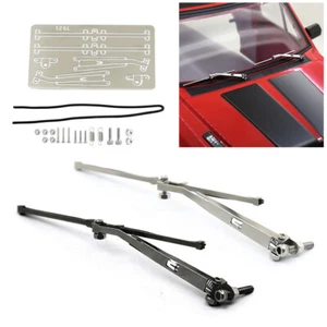 Metall Windshield Wiper Blades For 1/10 Traxxas TRX4 TRX6 90046 SCX10III RC Car - Picture 1 of 11