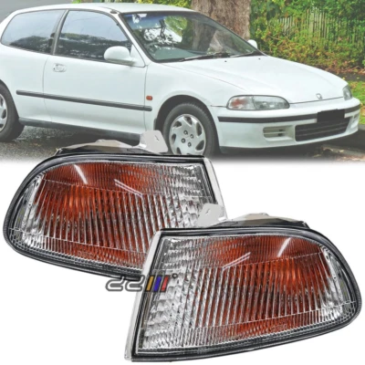 DEPO Front Light Corner Lamp Signal fit for Honda Civic SR3 EG EG6 1992-1995 JDM - Image 1 of 4