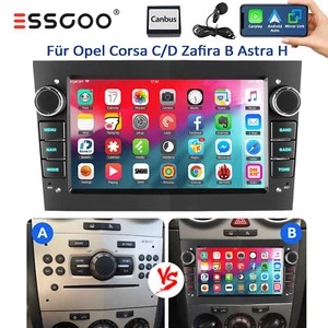 Für Opel Astra H Corsa C/D Zafira B Android 14 Apple Carplay Autoradio GPS NAVI - Bild 1 von 14