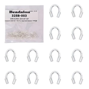Beadalon .022" Protezioni Filo (144 PZ) Placcato Argento - Confezione Bulk - Foto 1 di 1