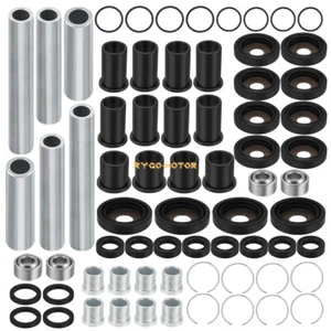 2 Set Rear Upper & Lower A-Arm Bushing Shaft Kit For Honda TRX650 680 Rincon 680 - Picture 1 of 18