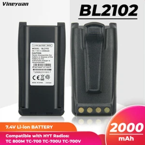 1PC 7.4V 2000mAh BL2102 Akumulator litowo-jonowy do HYT TC700 TC710 TC780 TC780M - Zdjęcie 1 z 12