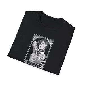 Momo Ayase Flüsterer Unisex Dandadan T-Shirt schwarz Tarot lustig Goth Anime Manga - Bild 1 von 7