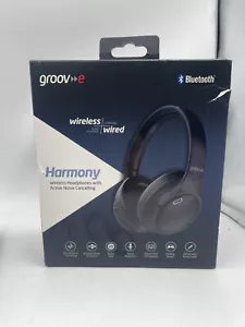 Groove Harmony Wireless Active Noise Cancelling Kopfhörer - Schwarz - Bild 1 von 2
