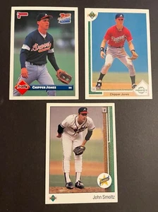 Upper Deck #17 John Smoltz, #55 Chipper Jones Don Russ #721 Chipper Jones - Picture 1 of 7