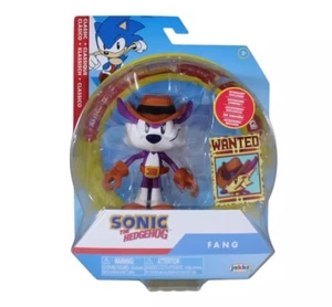 Figura de acción Jakks Pacific Sonic the Hedgehog Fang with Wanted Poster 4" - Imagen 1 de 4