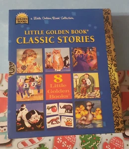 LITTLE GOLDEN BOOKS - CLASSIC STORIES - BOXED SET- 8 HARDCOVER BOOKS - - Picture 1 of 6