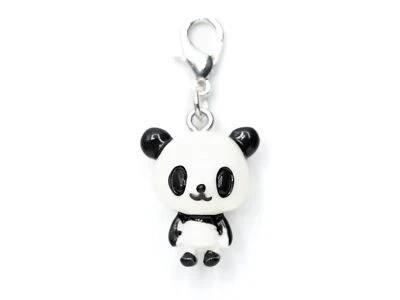Panda Bär Zoo Charm Zipper Pull Anhänger Bettelanhänger Miniblings 3D - Bild 1 von 3