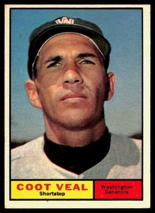 Coot Veal 1961 Topps #432 VG/EX - Picture 1 of 2