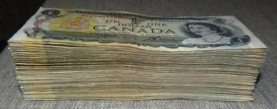 1973 X 150 CANADA ONE DOLLAR BILLS   HAVE A L@@K Foto 1 de 2