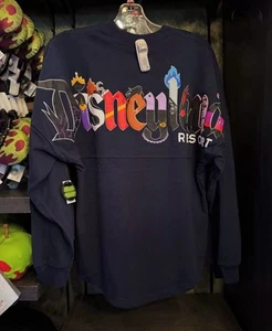 2025 Disneyland Blue Villains Character Letters Spirit Jersey XS S M L XL 2XL - Picture 1 of 2