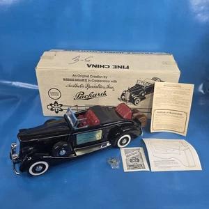 Vintage McCormick Decanter Classic Car Series schwarz 1937 Packard mit Box & Papieren - Bild 1 von 22