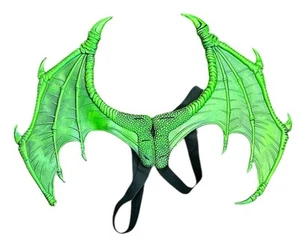 Grüner Drache Kostüm Flügel - Bild 1 von 8