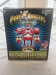 Power Rangers Zeo Deluxe Rojo Battlezord Bandai 1996 Caja De Colección #2588 - Imagen 1 de 15