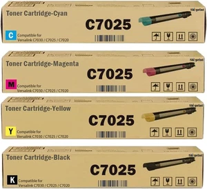 Toner Cartridge C7020 C7025 C7030 Xerox VersaLink 106R03741 - 106R03744 **READ** - Picture 1 of 8