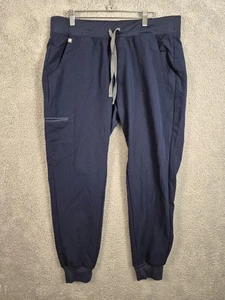 Figs Zamora Jogger Scrub Pants Women's Size Large Navy Pregnancy - Picture 1 of 7