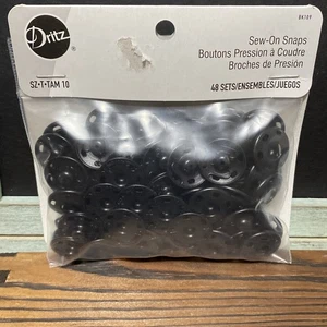 Dritz Sew-On Snaps BK109 Sewing Tools Cosplay Costuming Supplies Attachments - Picture 1 of 5