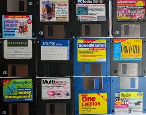 Retro PC Personal Computer Shopper Floppy Disks - Software & Games Disks - Photo 1/13